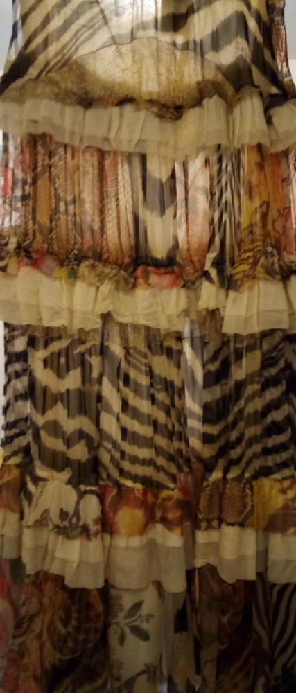 Just Cavali Maxi Tiered Skirt